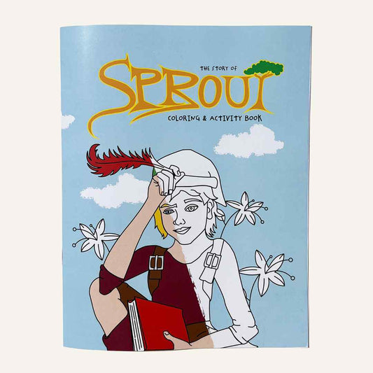 The Story of Sprout coloring book