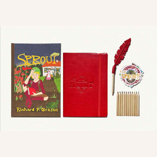 The Big Sprout Gift Box: Hardback Book, Journal, Colored Pencils, Quill and Stickers