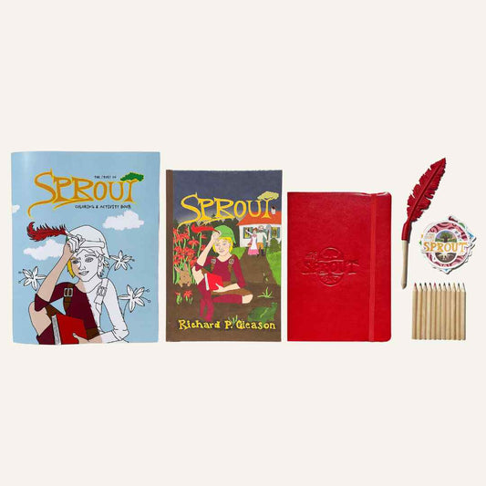 childrens hardcoverbook and gift box the story of sprout